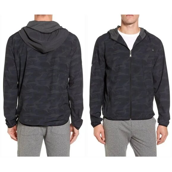 Vuori Mens Outdoor Trainer Shell Jacket Size Medium Black SP EXC - Picture 1 of 12